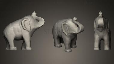 3D model Elephant Statue (STL)